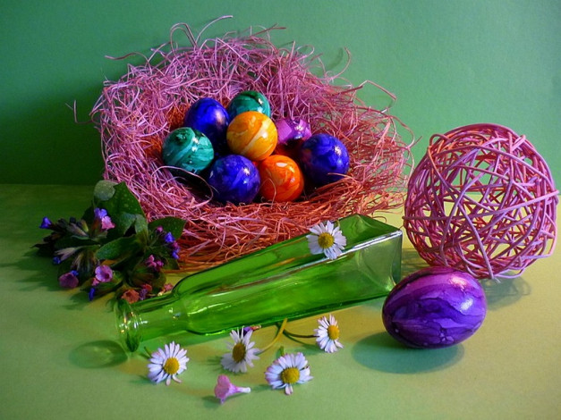 Обои картинки фото inna, korobova, сирень, пасхальная, картинка, еда, натюрморт