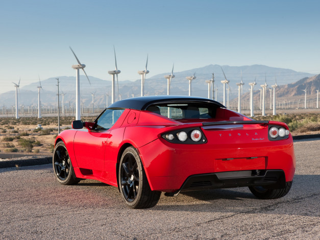 Обои картинки фото автомобили, tesla