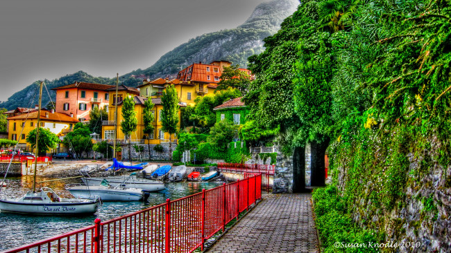 Обои картинки фото varenna, harbor, города, улицы, площади, набережные