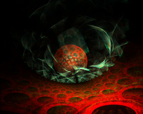 Картинка 3д графика fractal фракталы