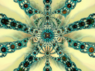 Картинка 3д графика fractal фракталы