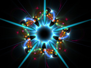 Картинка 3д графика fractal фракталы