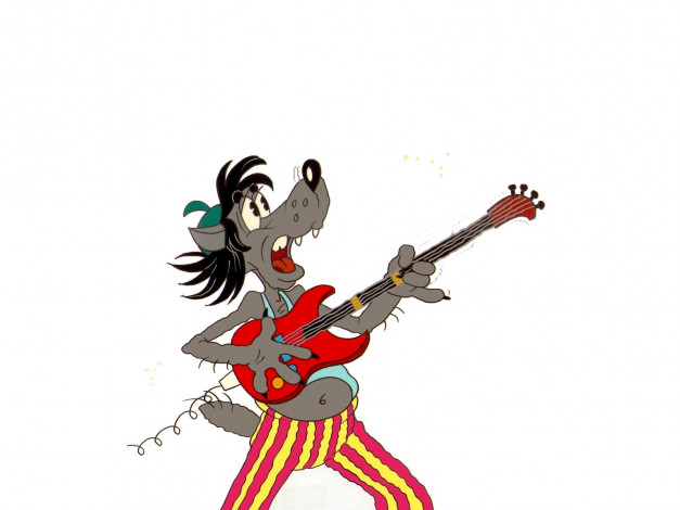 Обои картинки фото мультфильмы, ну, погоди, волк