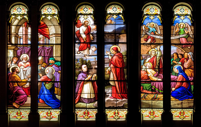 Обои картинки фото разное, религия, витражи