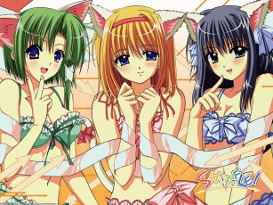 обоя аниме, shuffle