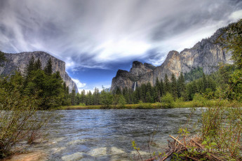 Картинка природа реки озера небо деревья горы вода
