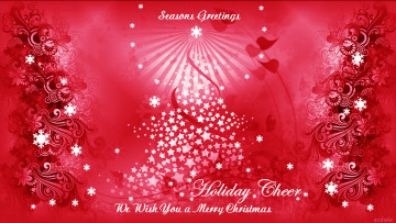 Картинка праздничные векторная графика новый год цветы елка