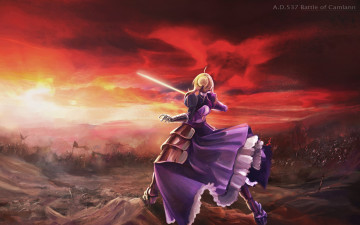 Картинка saber аниме fate stay night