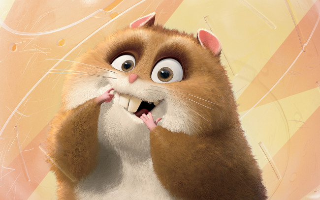 Обои картинки фото вольт, мультфильмы, bolt, хомяк, грузын, пухлый