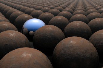 Картинка 3д графика шары