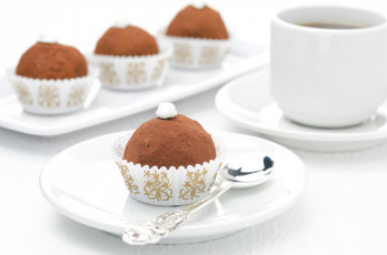 Картинка еда конфеты шоколад сладости трюфель