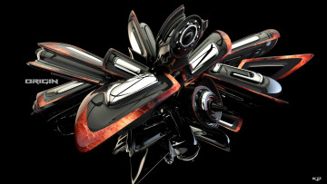 Картинка 3д графика abstract абстракции узор цвет фон