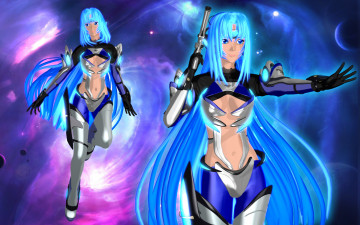 Картинка 3д графика anime аниме девушки