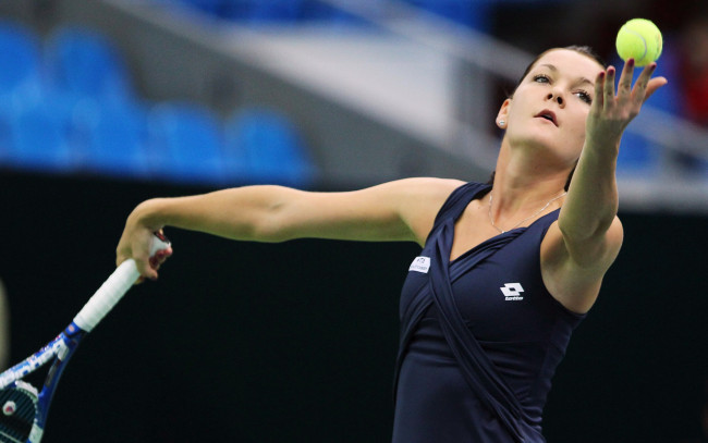 Обои картинки фото спорт, теннис, девушка, ракетка