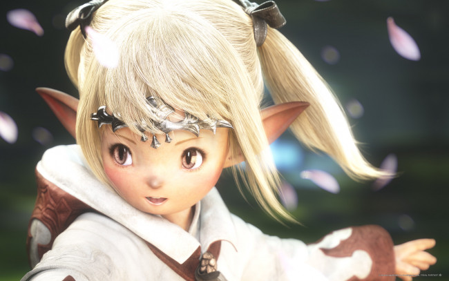 Обои картинки фото видео, игры, final, fantasy, xiv, эльфийка