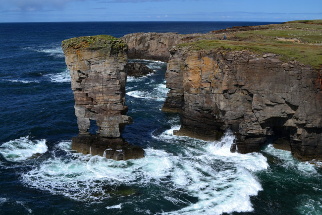 Обои картинки фото природа, побережье, скалы, океан, горизонт