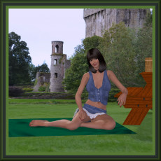 Картинка 3д+графика люди+ people девушка взгляд