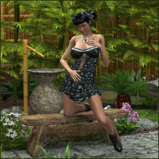 Картинка 3д+графика люди+ people девушка взгляд