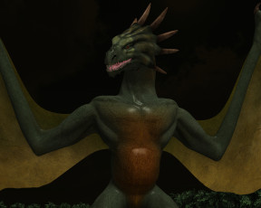 Картинка 3д+графика существа+ creatures дракон