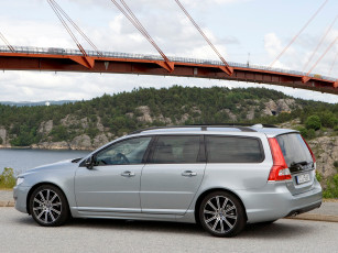 обоя автомобили, volvo, серый, d4, v70