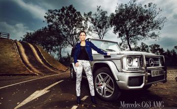 Картинка mercedes+g63+amg автомобили авто+с+девушками азиатка mercedes