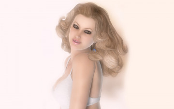 Картинка 3д+графика люди+ people взгляд