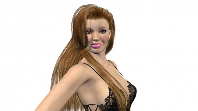 Обои картинки фото 3д графика, люди , people, девушка, взгляд