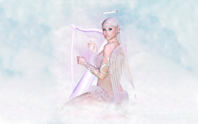 Обои картинки фото 3д графика, ангел , angel, ангел