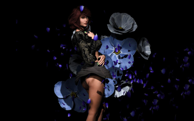 Обои картинки фото 3д графика, люди , people, взгляд