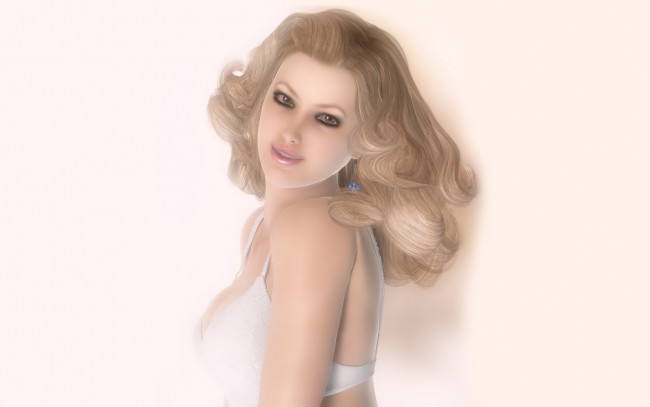 Обои картинки фото 3д графика, люди , people, взгляд