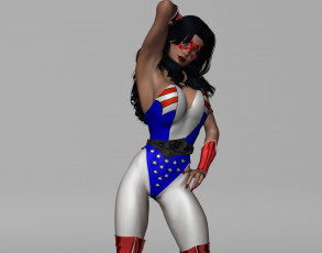 Картинка 3д+графика люди+ people фон взгляд девушка