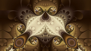 Картинка 3д+графика фракталы+ fractal узор фон цвета