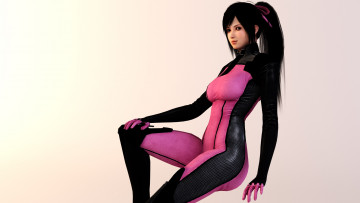 Картинка 3д+графика люди+ people фон девушка взгляд