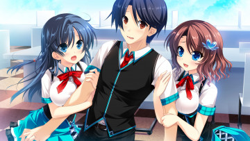 Картинка cocoro+а+function аниме unknown +другое cocoro а function yuzuriha hijiri нарасхват парень девушки