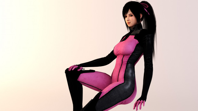 Обои картинки фото 3д графика, люди , people, фон, девушка, взгляд