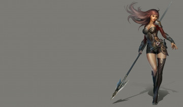 Картинка фэнтези девушки копьё девушка
