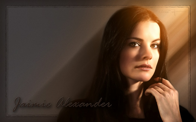 Обои картинки фото jaimie alexander, девушки, актриса, сша