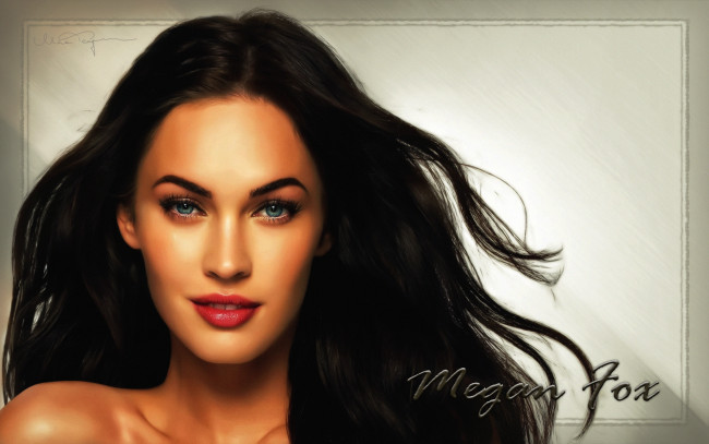 Обои картинки фото megan fox, девушки, актриса, сша