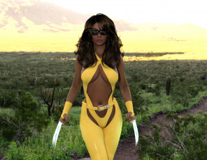 Картинка 3д+графика фантазия+ fantasy фон взгляд девушка