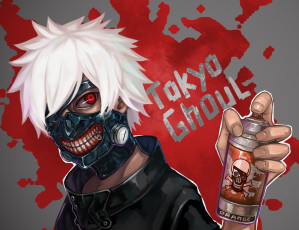 Картинка аниме tokyo+ghoul канеки