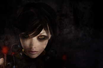 Картинка фэнтези девушки взгляд фон девушка