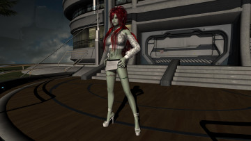 Картинка 3д+графика существа+ creatures фон взгляд девушка