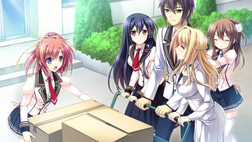 Картинка аниме mote+sugite+shuraba+na+ore девушки парень