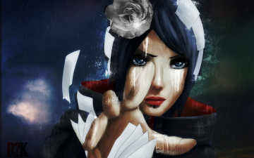 Картинка аниме naruto девушка konan