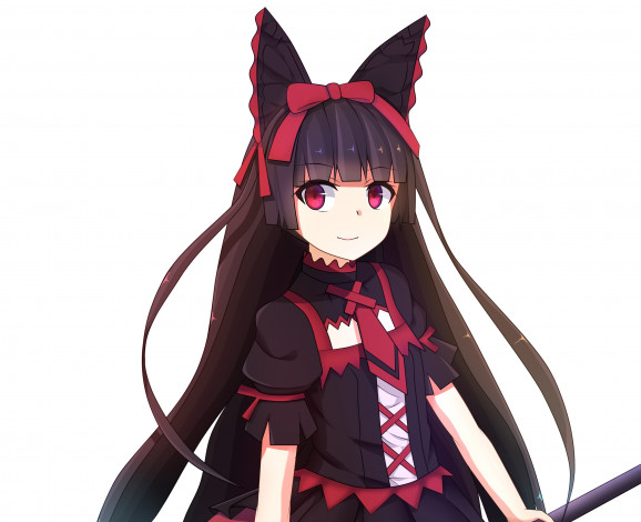 Обои картинки фото аниме, gate, рори