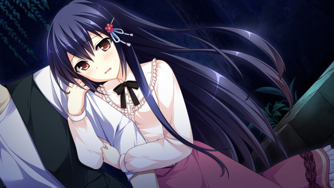 Обои картинки фото аниме, mote sugite shuraba na ore, фон, взгляд, девушка