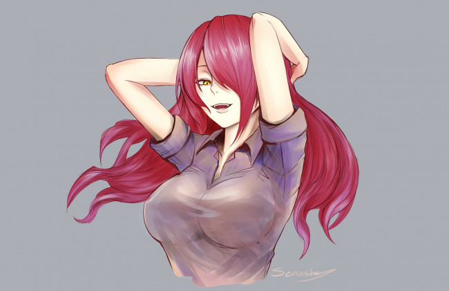 Обои картинки фото аниме, shokugeki no soma, девушка