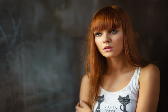 Картинка девушки -unsort+ рыжеволосые+и+другие модель