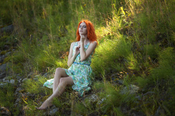 Картинка девушки -unsort+ рыжеволосые+и+другие модель
