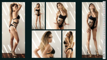 Картинка календари девушки поза модель